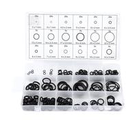 ANKROYU Assortiment de 225 joints toriques en caoutchouc noir de qualité supérieure, 18 tailles, rondelles d'étanchéité durables, joints pour plomberie, réparation automobile et do