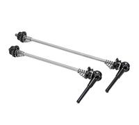 ANKROYU Attache rapide pour vélo d'entraînement, levier de serrage rapide, mécanisme de verrouillage antidérapant léger et haute résistance pour vélos de route pliants et VTT, 2 pi (Noire)