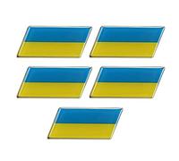 ANKROYU Autocollants en Forme de dôme de Drapeau National en Alliage d'aluminium, adhésif Fort et Durable, personnalité 3D, Voiture, Moto, vélo, Camion, Bus, décoration d'intérieur