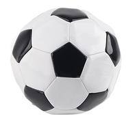 ANKROYU Ballon de football d'entraînement professionnel noir et blanc, haute performance, match de football pour sports d'intérieur et d'extérieur, pratique en équipe, adultes, mat