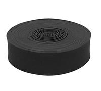 ANKROYU Bande élastique noire de 10 mètres, bandes de ruban élastique de couture de 3,5 cm, ceinture plate noire, rouleau élastique de couture épais de largeur pour l'artisanat