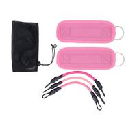 ANKROYU Bandes de résistance Professionnelles à la Cheville avec Poignets, Ensemble de Bandes de Cheville en Latex pour l'entraînement des Hanches et des Jambes, équipement d'exerc