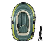 ANKROYU Bateau de pêche Gonflable en PVC Robuste pour Deux Personnes, résistant à la Pression, pour la pêche, la dérive, la plongée, Vert, 3 200 g