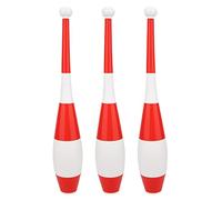 ANKROYU Bâtons de jonglage Professionnels, Ensemble de 3 pièces, matériau TPR, Performance acrobatique pour Jeux de Plein air, entraînement de Coordination œil-Main, 52x9cm, coloré