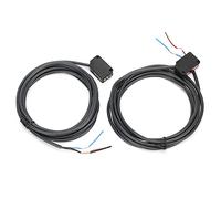 ANKROYU BERM Interrupteur photoélectrique infrarouge E3Z T81 Capteur de faisceau traversant carré Plage de détection de 15 M Sortie PNP 12 24 V CC pour les lignes d'assemblage de r