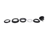 ANKROYU Bicycle Headset Headset Bike Double Roueur Headset High Speed Efficient Operation Longueur Silent CNC Usinage en Aluminium Alliage Léger pour Le vélo de Route Tard de tê