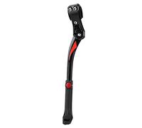 ANKROYU Bicycle Kickstand, Aluminum Alloy Adjustable Bike Stand with Non Slip Base, Mountain Road Cycling Support System for Enhanced Parking Stability (Red Mark)