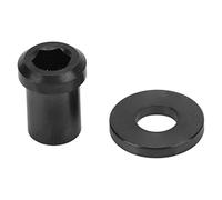 ANKROYU Bike C Brake Caliper Nuts M6x10mm Rust Protection Light Weight Small Road Bike C Clamp Fixed Nuts for Replacement Parts (Noir)