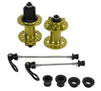 ANKROYU Bike Hub Ensemble de version rapide 32 trous Disc Frein Disque Ghoter 6 PAWLS 72 Clicks Système FreeHub pour le VTT Front Front 9x100mm 15x100mm arrière 10x135 mm 12x142 mm (Vert)
