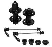 ANKROYU Bike Hub Ensemble de version rapide 32 trous Disc Frein Disque Ghoter 6 PAWLS 72 Clicks Système FreeHub pour le VTT Front Front 9x100mm 15x100mm arrière 10x135 mm 12x142 mm (Noir)