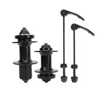 ANKROYU Bike Hub Set Aluminium ALLIAG 32 trous 120 Cliquez 8 à 12 vitesses 4 Houle de frein à disque de roulement avec levier à libération rapide pour le vélo de montagne Lightweig