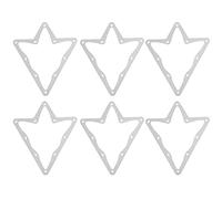 ANKROYU Billard Magic Rack Sheets Premium Durable Pool Table Accessoires pour 10 balles Ball Professional White Color 6 pièces Set