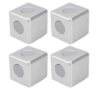 ANKROYU Bloc de Connexion à Angle Droit Connecteur de Raccord de Profilés en Aluminium Connecteur d'Angle à 2 Voies en Alliage de Zinc Durable de Haute Stabilité pour 2020 3030 404 (Norme européenne