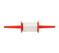 ANKROYU Bobine de cerf-Volant, Outil de Mouche, Ficelle de 150M, contrôle Durable, Accessoire de Vacances à la Plage en Plein air, Plastique Polyester Rouge 32.5cm, 1 pièce