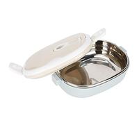 ANKROYU Boîte à Bento, Boîte à Lunch Thermique Portable Isolée En Acier Inoxydable De Qualité Alimentaire Avec Verrou De Sécurité Pour Femme, Enfant, Travail, école, Maison(Single Layer)