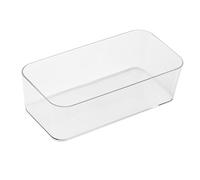 ANKROYU Boîte à bijoux transparente empilable avec plusieurs compartiments pour boucles d'oreilles, colliers, bagues et bracelets. Design compact et peu encombrant.