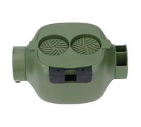 ANKROYU Boîte à café portative compacte et Durable, bac à café en plastique ABS pour la maison, la cuisine, le Bar, le Restaurant, le bureau, accessoires de préparation du café (Verte)