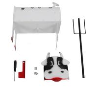 ANKROYU Boîte aux Lettres en Forme de Vache, boîte aux Lettres décorative résistante aux intempéries, boîte aux Lettres de Ferme avec Grande capacité pour décoration de Jardin exté