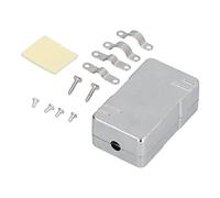 ANKROYU Boîte de jonction blindée CAT6 en plastique ABS RJ45, boîtier de connexion réseau à port unique avec module pour installation de câblage réseau de bureau à domicile, rayure