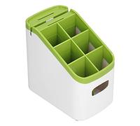 ANKROYU Boîte de Rangement de Couverts avec Porte-couteaux, Tablette Égouttoir à baguettes, Étagère de Rangement pour Fourchette Cuillères, Boîte d'organisateur de Cuisine