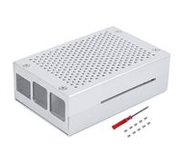 ANKROYU Boîtier métallique en Alliage d'aluminium de qualité supérieure, dissipateur de Chaleur, châssis Anti-poussière pour 3 modèles B et Type B, Protection de Carte mère, Coque