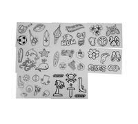 ANKROYU BOPS - feuilles de plastique thermorétractables en papier, 8 pièces, Kit de bricolage pour porte-clés, boutons de bijoux, marque-pages, étiquettes cadeaux, projets artistiq (Série sportive