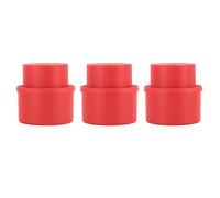 ANKROYU Bouchon de Bouteille de Soda Type de Presse Professionnel Scellage Couvercles de Bouteille de Boisson Réutilisables pour Bouteilles de Boisson de Soda Garder la Fraîcheur P (Rouge)