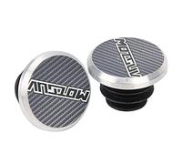 ANKROYU Bouchons d'extrémité de guidon de vélo de montagne Capuchons de verrouillage en alliage d'aluminium de qualité supérieure pour la protection de la poignée, diamètre intérie (Ascendante)