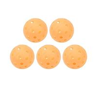 ANKROYU Boules de Pickleball de 5pcs 40 Trous Luminous 74 mm Sports Pickleball pour Cour en Plein air (Orange)