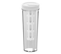 ANKROYU Bouteille de cafetière à froid grande capacité de 1 L bouteille d'eau scellée portative multifonctionnelle avec filtre pour infuseur à thé en acier inoxydable pour la maiso (Blanche)