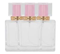 ANKROYU Bouteille De Parfum En Verre Rechargeable, Atomiseur En Verre Liquide Transparent De Bouteille De Parfum En Verre Rechargeable De 50 Ml(rose)