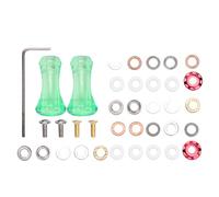 ANKROYU Bouton de poignée de Moulinet de pêche Bouton de poignée de Remise en état antidérapant Confortable pour Moulinet à Profil Bas et Moulinet à Tambour Vert Fluorescent Paquet