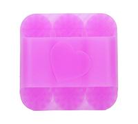 ANKROYU Brosse à Shampooing Pour Cheveux, Brosse à Cheveux Pour le Soin du Cuir Chevelu Avec Massage du Corps En Silicone Doux, Brosse Universelle Anti-dérapante En Silicone(Rose rouge)