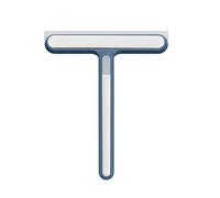 ANKROYU Brosse de Nettoyage pour vitres avec tête en éponge rotative à 360° et Manche Ergonomique Flexible pour Le Nettoyage des miroirs, Pare-Brise et Surfaces vitrées de Voiture. (Bleue)