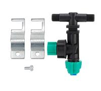 ANKROYU Buse de brumisation Robuste en Forme d'éventail, tête de pulvérisation d'atomisation, débit réglable, Connexion à 4 filetages G1, Construction en Plastique Durable pour l'i