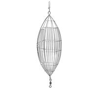 ANKROYU Cage d'appâts de pêche en Acier Inoxydable, Support d'alimentation résistante avec des Trous de Dispersion Uniforme pour la pêche à la Carpe, Moulage Longue Distance en Bateau (très Grand)