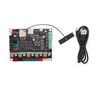 ANKROYU Carte mère d'imprimante 3D PCB, carte de contrôle haute performance avec module ESP32, contrôle Web pour les amateurs d'impression 3D, les bricoleurs, matériel PCB léger et