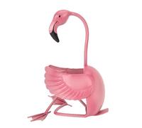 ANKROYU Casier à vin Flamingo Support à vin en Fer Décoration sculpturale élégante pour comptoir de Bar de Cuisine Matériau en Fer Durable Design innovant 23 x 18 x 10,8 cm