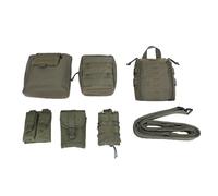 ANKROYU Ceinture Utilitaire avec Pochettes Ceinture d'équipement réglable Ceinture multifonctionnelle à dégagement Rapide pour Camping en Plein air Randonnée Équipement Tactique NY (Verte)