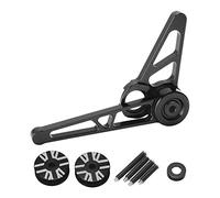 ANKROYU Chaîne de vélo Tendeur haute résistance CNC Aluminium ALLIAGE DÉRIALER SUPPATION compatible avec les vélos pliants de 1 à 6 vitesses (Noir)