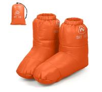 ANKROYU Chaussons d'hiver Chauds et Ultra légers pour Hommes et Femmes, Chaussures de Camping Aquatiques, Utilisation intérieure et extérieure, Noir, Bleu, Rouge, Vert, Orange, dis (Verte)