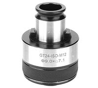 ANKROYU Chuck de la machine à tapotement, adaptateur pneumatique électrique tapper mil m12, protection de surcharge avec le ressort à balle en acier, s'adapte à des robinets M12 à M24, à