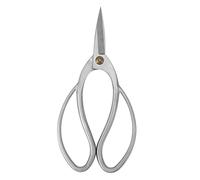 ANKROYU Ciseaux de taille pour bonsaï en acier inoxydable, ciseaux de jardin professionnels de précision tranchants pour bonsaï, de fleurs, 195mm, argent