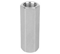 ANKROYU Clapet anti-retour d'air unidirectionnel à filetage femelle hexagonal BSPP en acier inoxydable pour connexion de conduite d'eau, vanne de contrôle de débit de fluide de gaz (3/8")