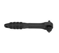 ANKROYU Clé à cliquet 2 en 1 en acier au carbone noir, mandrin de perceuse à dégagement rapide, clé universelle, accessoire de perceuse électrique, poignée antidérapante durable 12