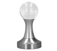 ANKROYU Coffee Tamper Crystal Ball Stainless Steel Coffee Hand Tamper Coffee Powder Hammer Tool Silver Premium Food Grade 304 Stainless Steel Ergonomic Design for s Home Kitchen Us (51 mm)