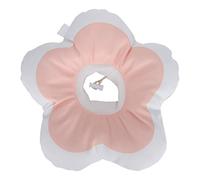 ANKROYU Collier de récupération pour Animaux de Compagnie, Motif Floral, cône élisabéthain Doux et réglable pour Chats et Chiens, cicatrisation des plaies Anti-léchage après Le toi (L)