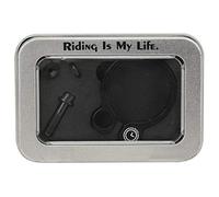 ANKROYU Collier de Selle de Vélo en Alliage de Titane Conception Creuse Légère et Durable avec Écrou à Vis pour Vélo de Route de Montagne 31,8 mm 34,9 mm Noir Rouge Bleu ((31,8 mm noir))