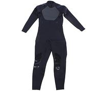 ANKROYU Combinaison de plongée en néoprène 1,5 mm à Haute élasticité, Manches Longues, pour Snorkeling, Surf, Natation, Noir, Unisexe, Tailles Adultes, Homme, M, Femme, S (Noir)