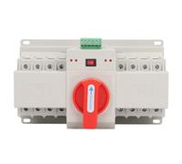 ANKROYU Commutateur de transfert automatique à double puissance 400 V 4P Type CB ATS Mini commutateur pour système photovoltaïque domestique Protection de sécurité fiable ignifuge (125A)